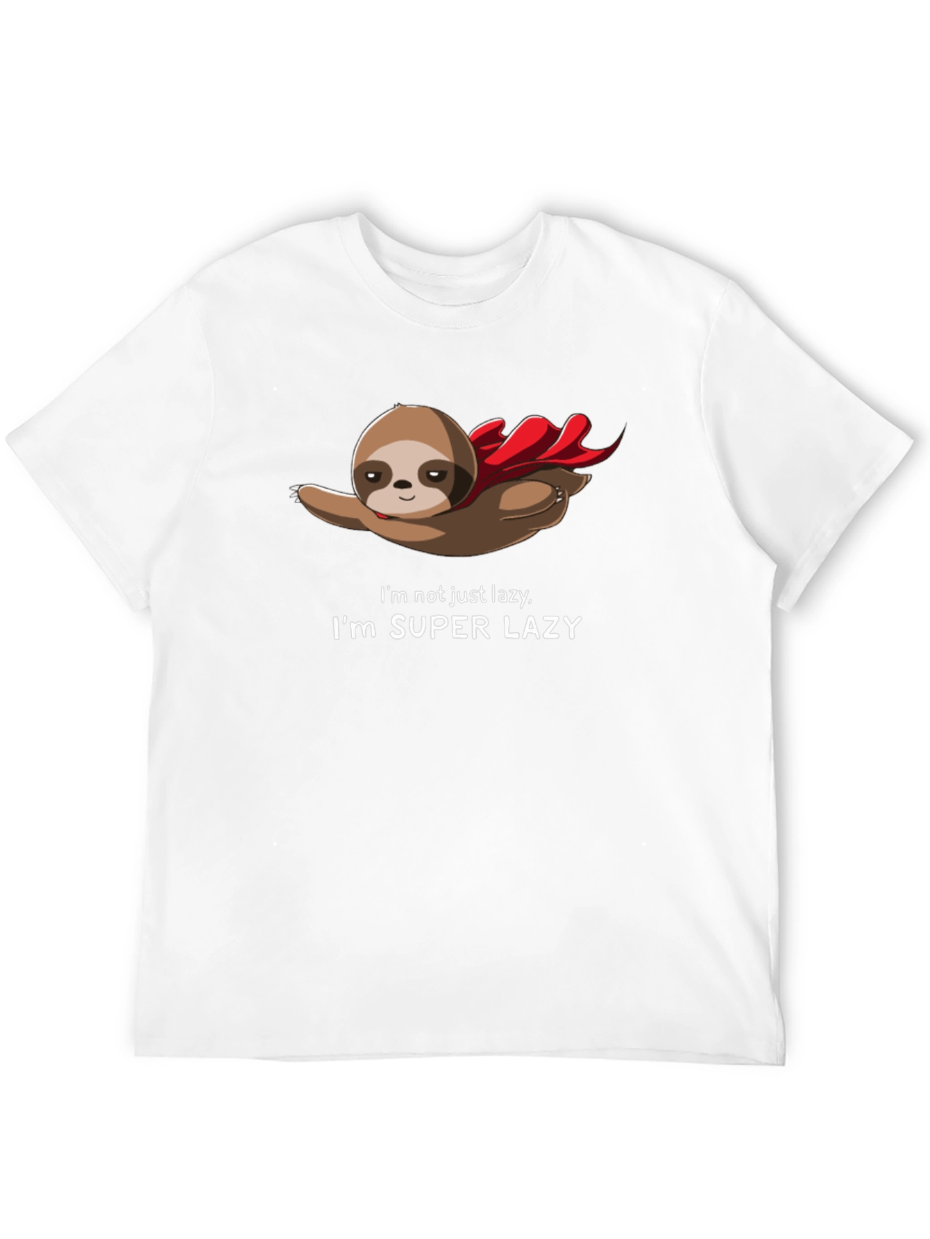 Super Lazy Sloth T-Shirt - Funny Animal Tee