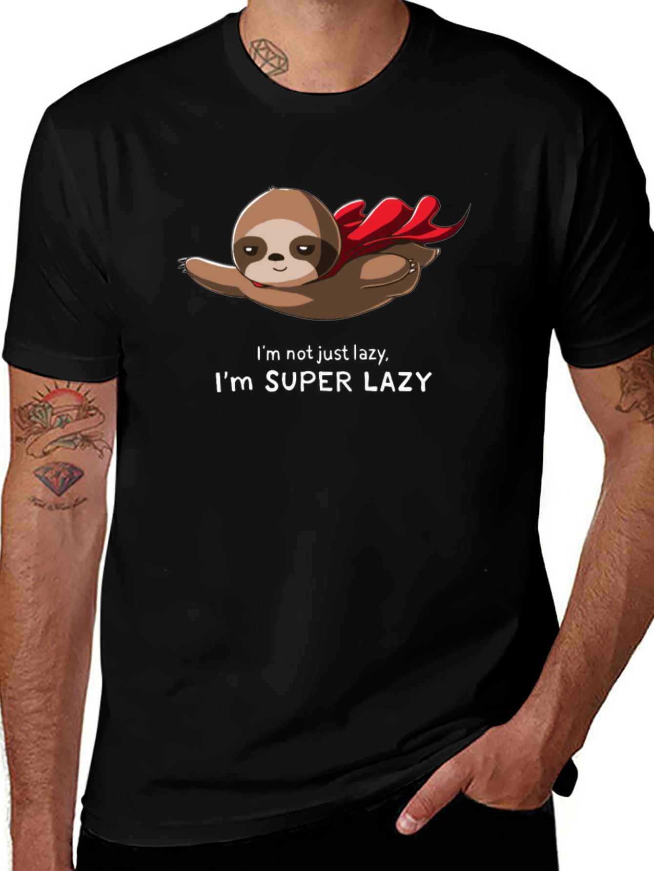 Super Lazy Sloth T-Shirt - Funny Animal Tee