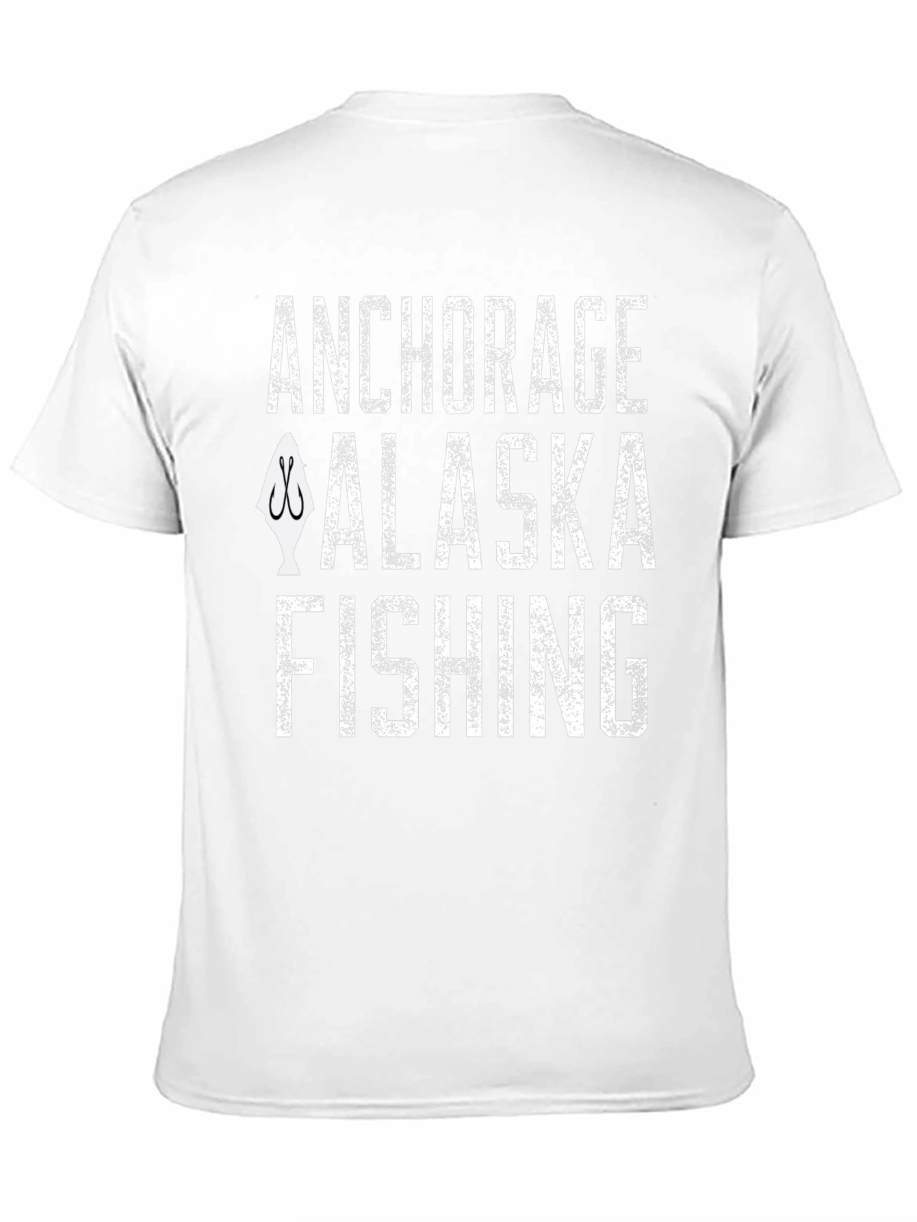 Anchorage Alaska Fishing Graphic T-Shirt