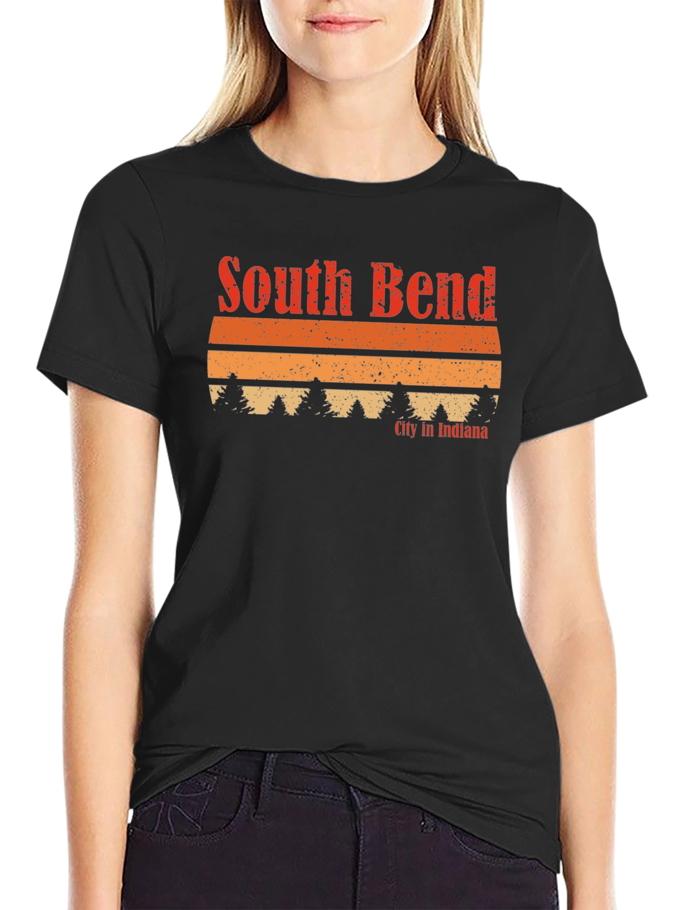 South Bend Indiana Retro Graphic T-Shirt