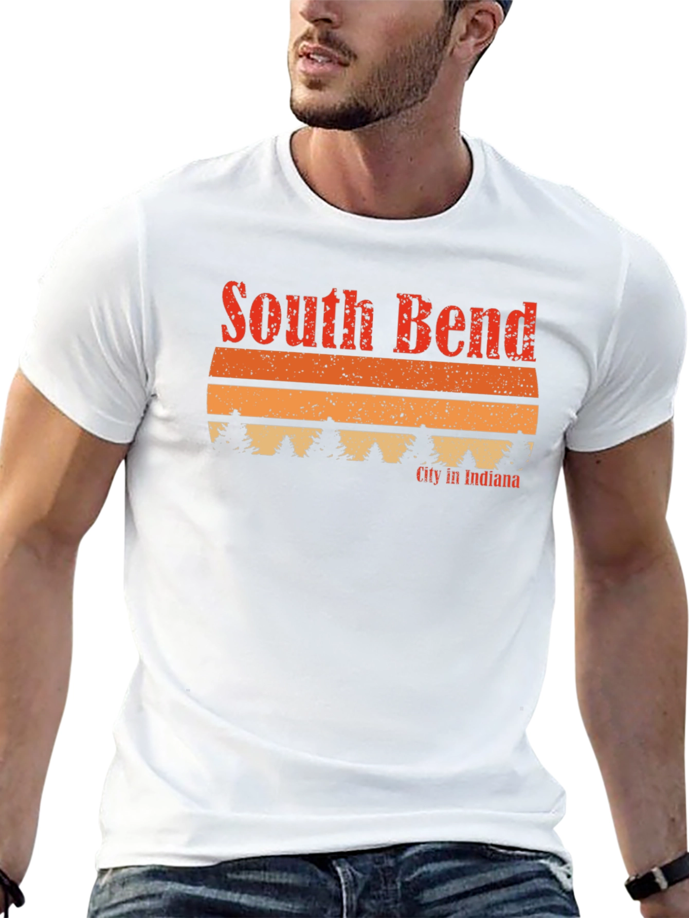 South Bend Indiana Retro Graphic T-Shirt
