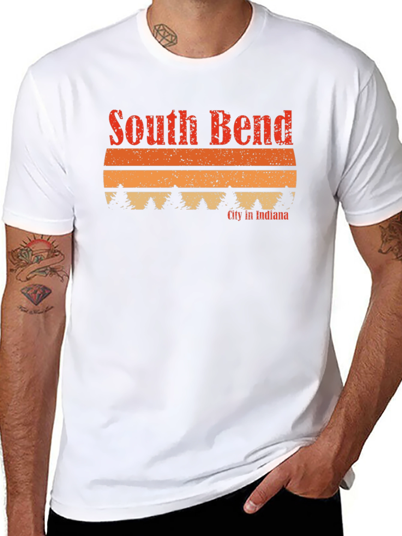 South Bend Indiana Retro Graphic T-Shirt