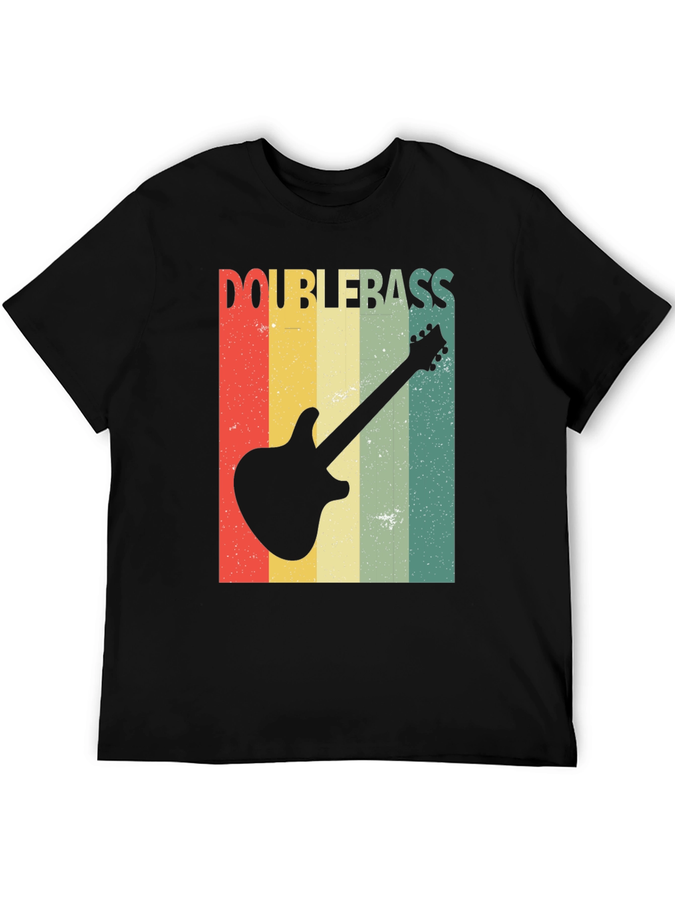 Retro Double Bass Guitar T-Shirt