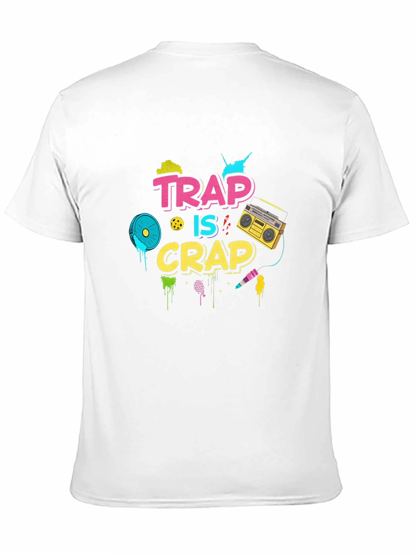 Trap is Crap 80s Style T-Shirt