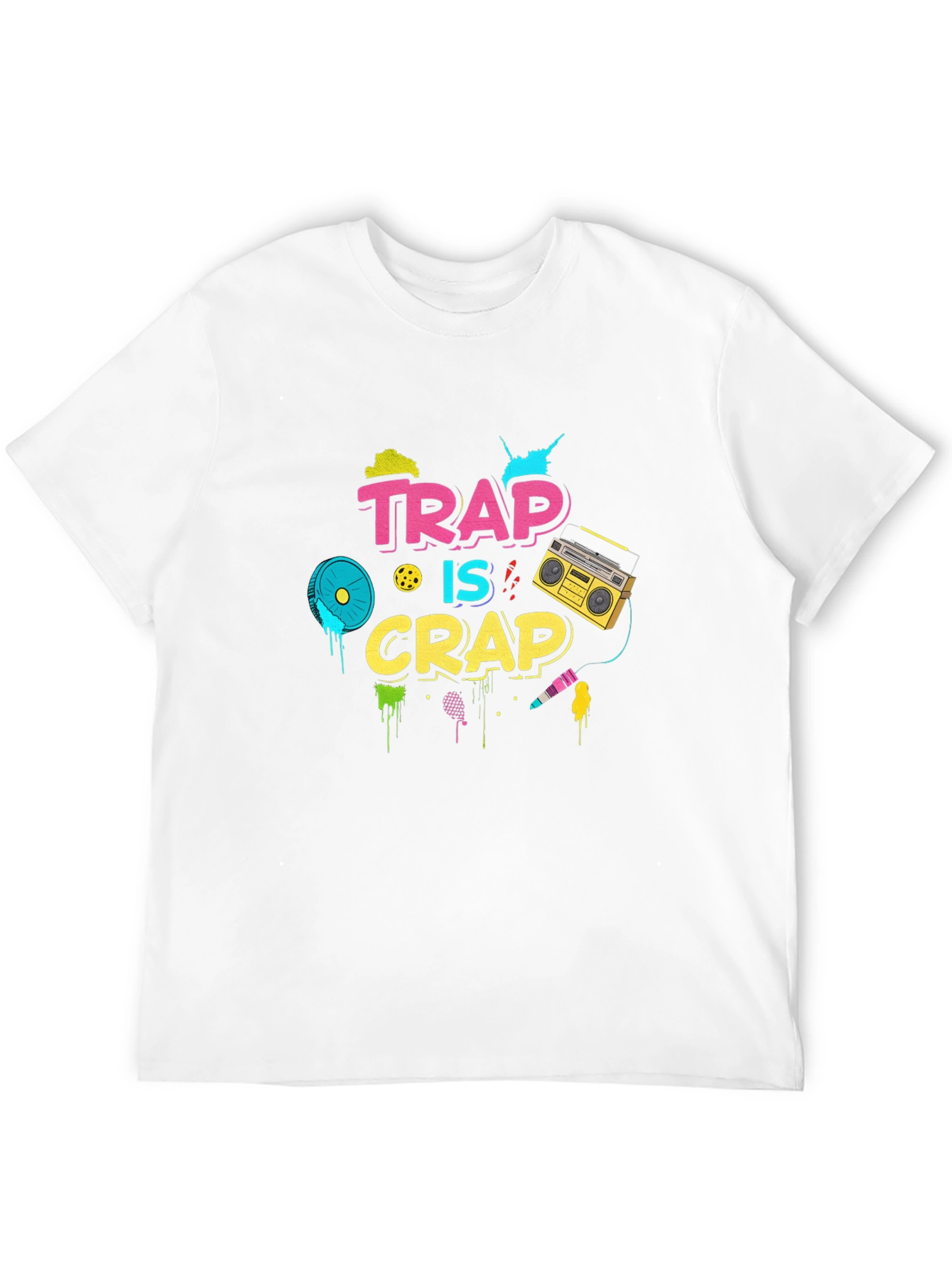 Trap is Crap 80s Style T-Shirt