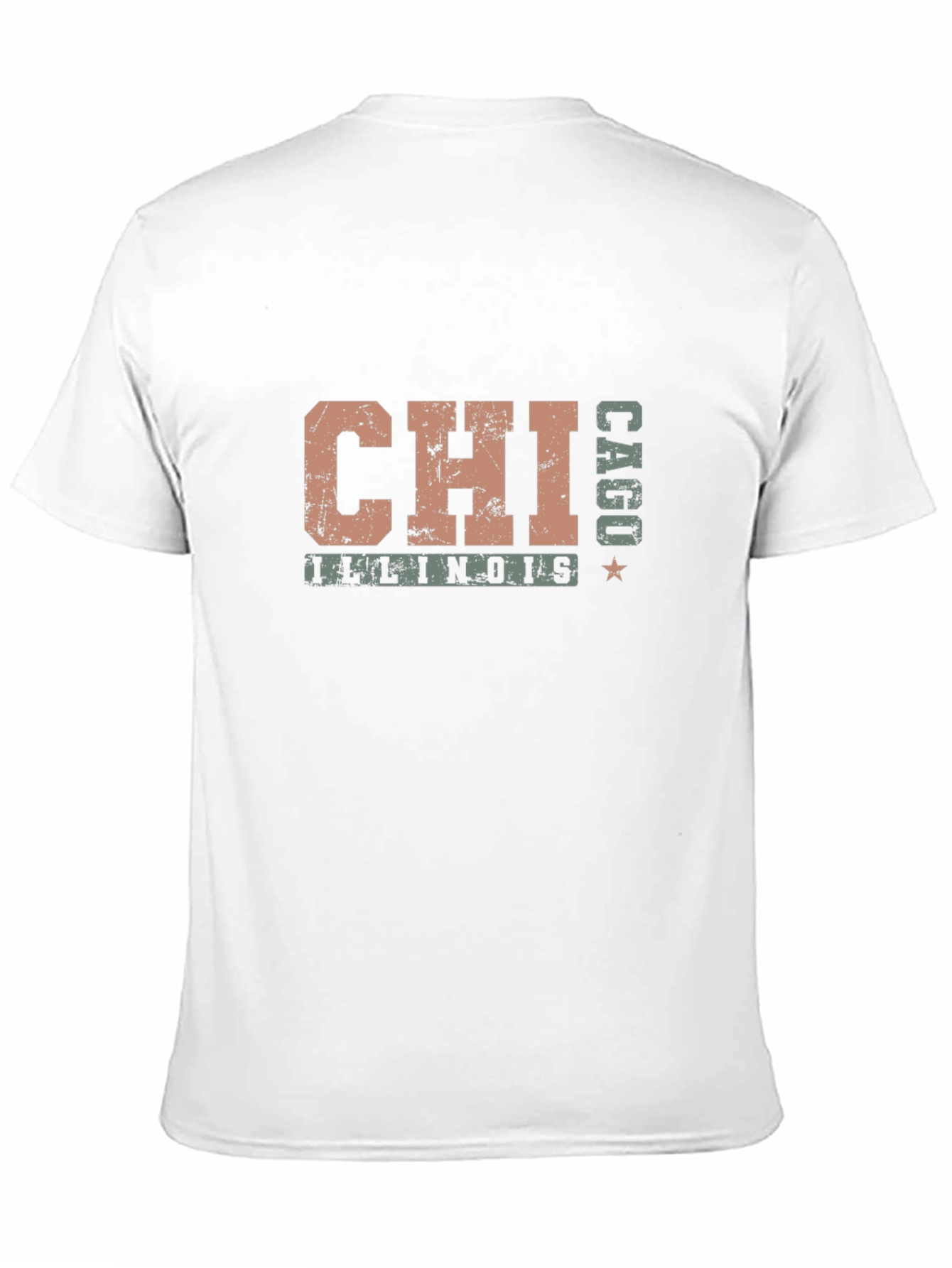 Chicago Illinois T-Shirt - CAGU Distressed Style