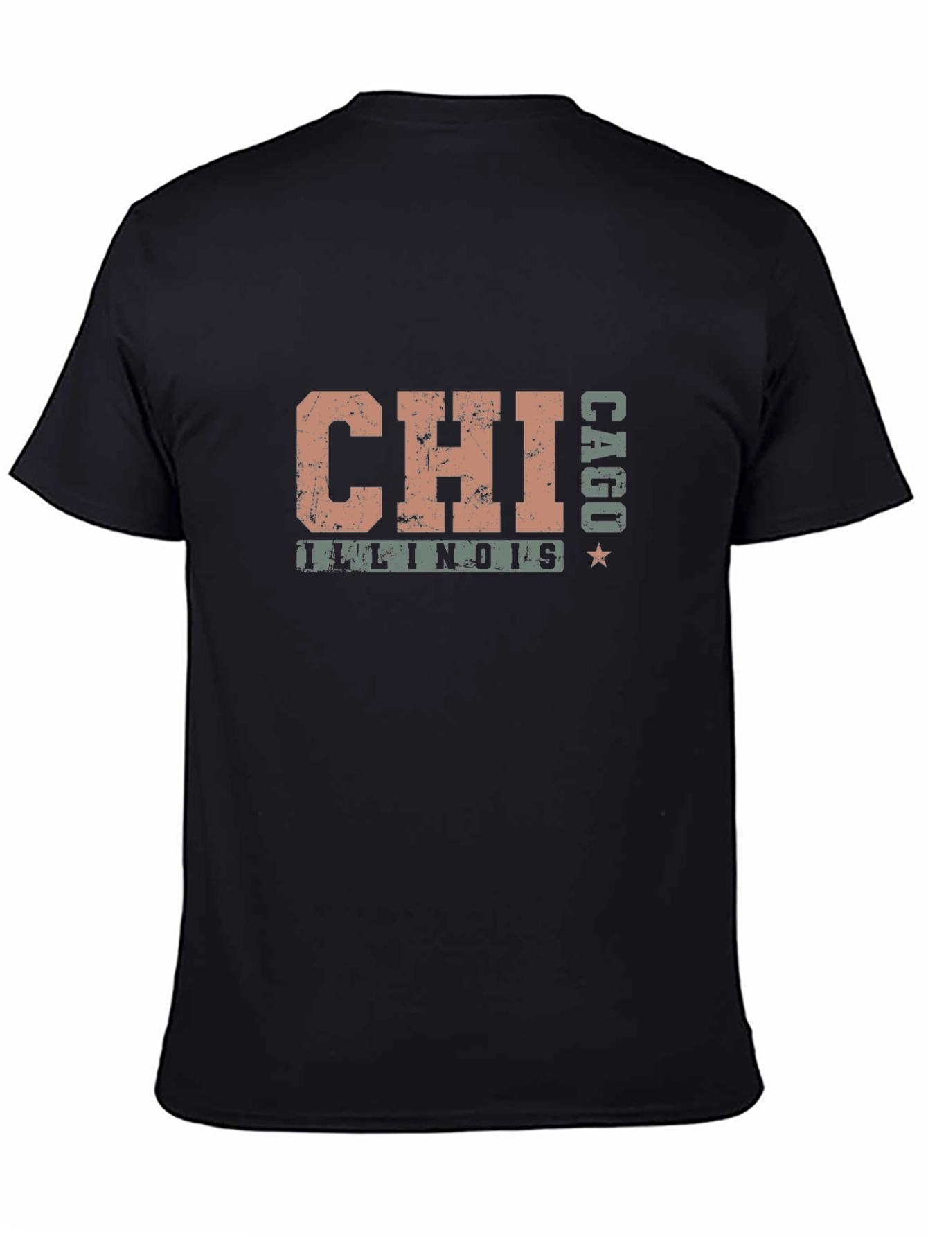 Chicago Illinois T-Shirt - CAGU Distressed Style
