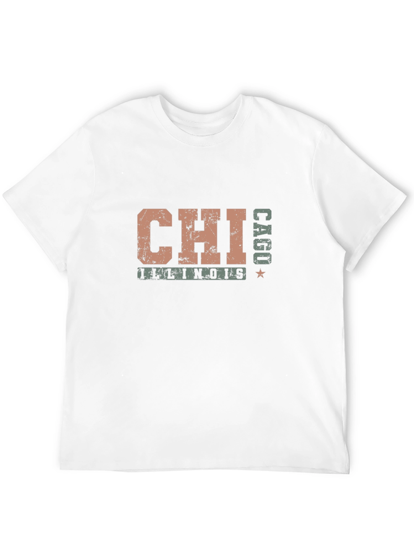 Chicago Illinois T-Shirt - CAGU Distressed Style