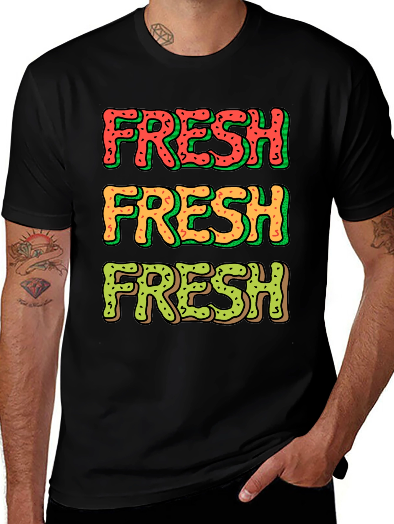 Fresh Graphic Tee - Trendy Streetwear T-Shirt