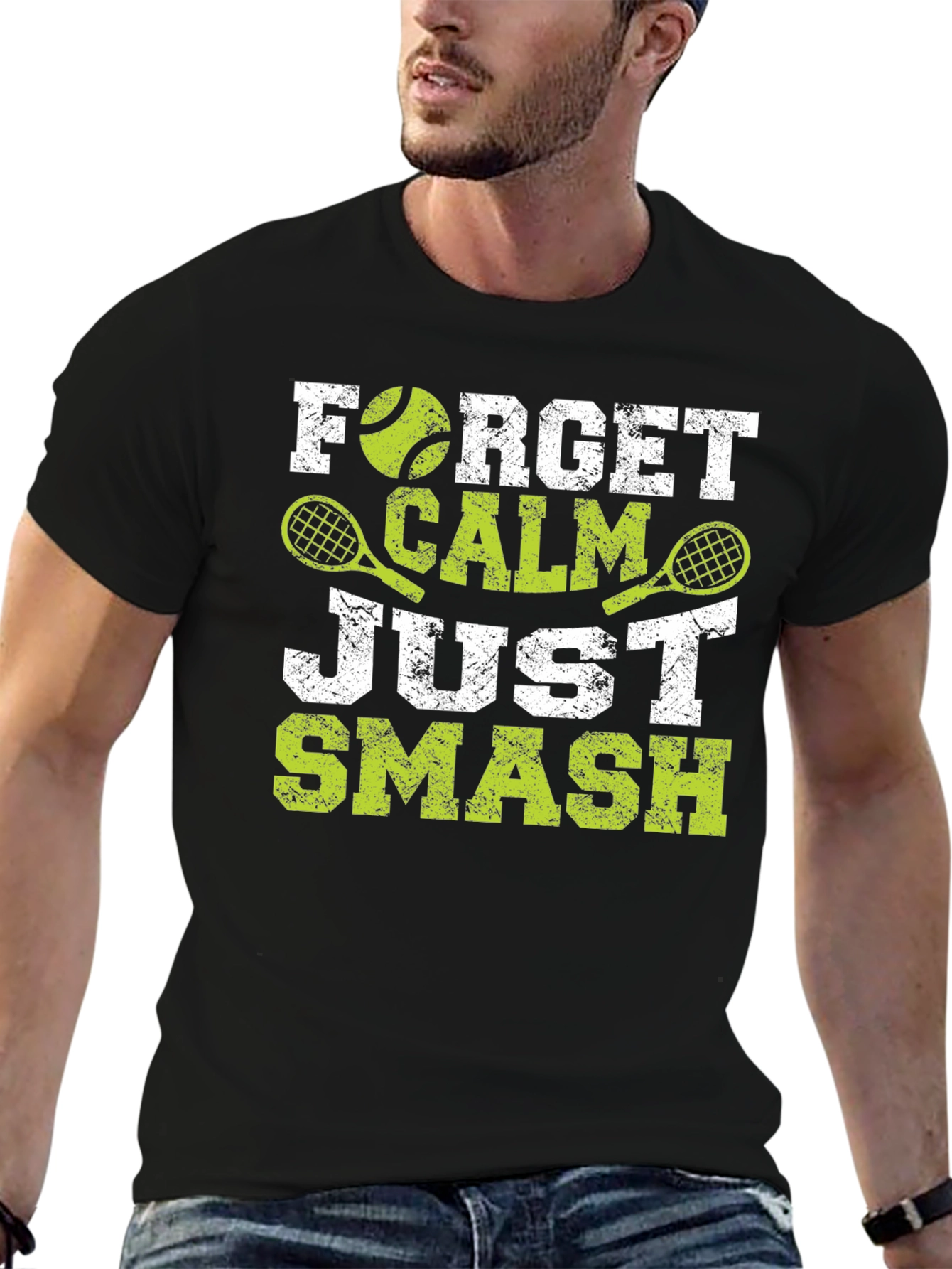 Forget Calm Just Smash Tennis T-Shirt