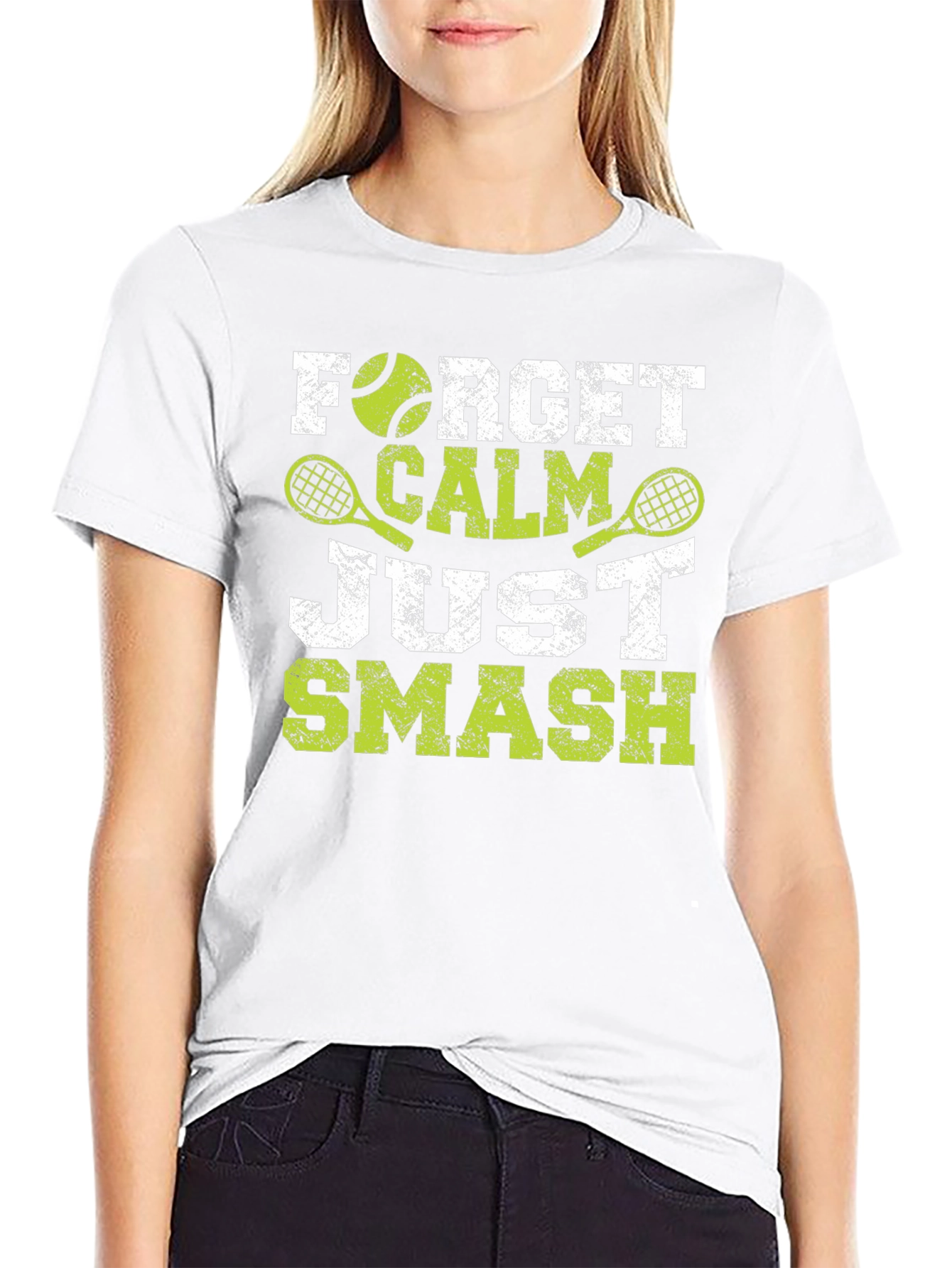 Forget Calm Just Smash Tennis T-Shirt