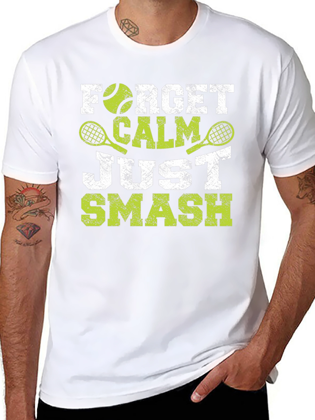 Forget Calm Just Smash Tennis T-Shirt