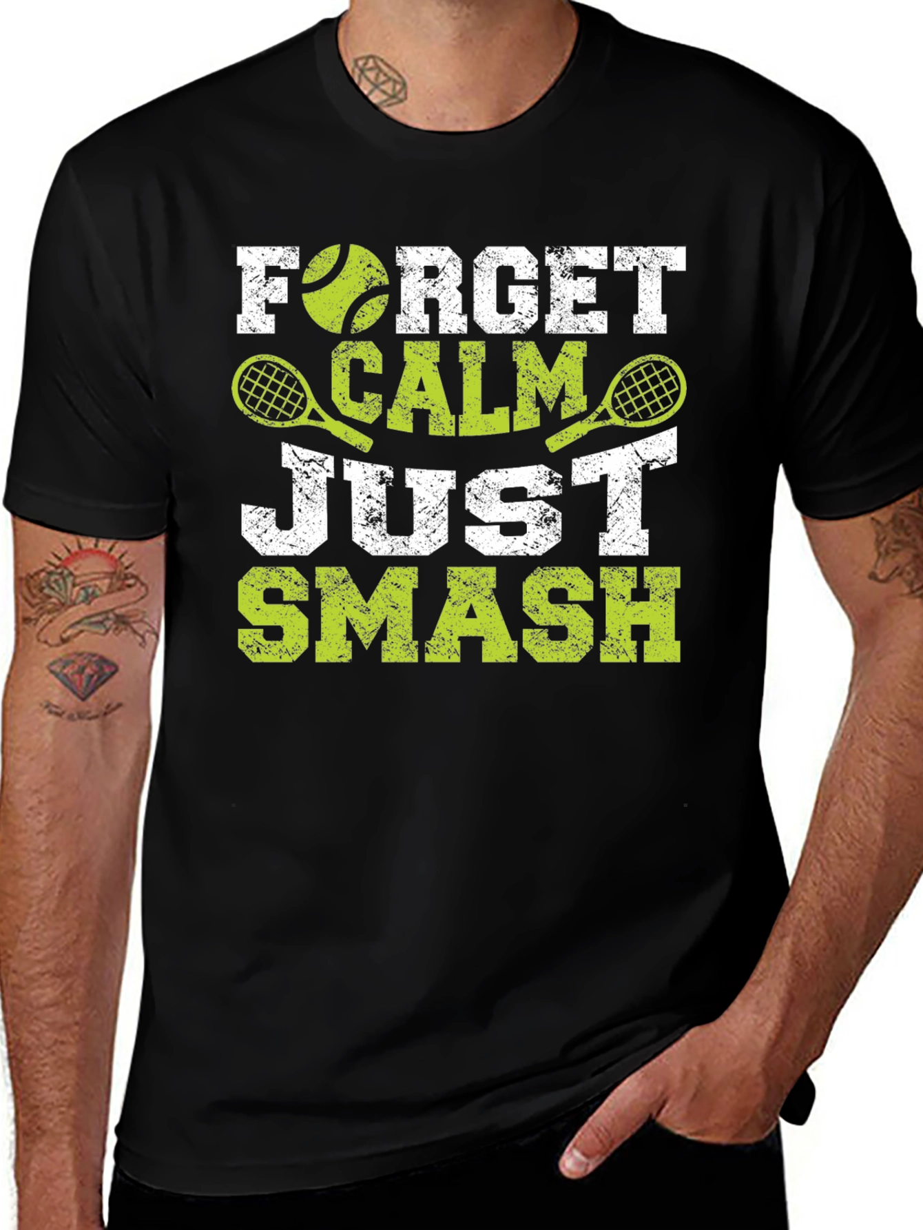 Forget Calm Just Smash Tennis T-Shirt