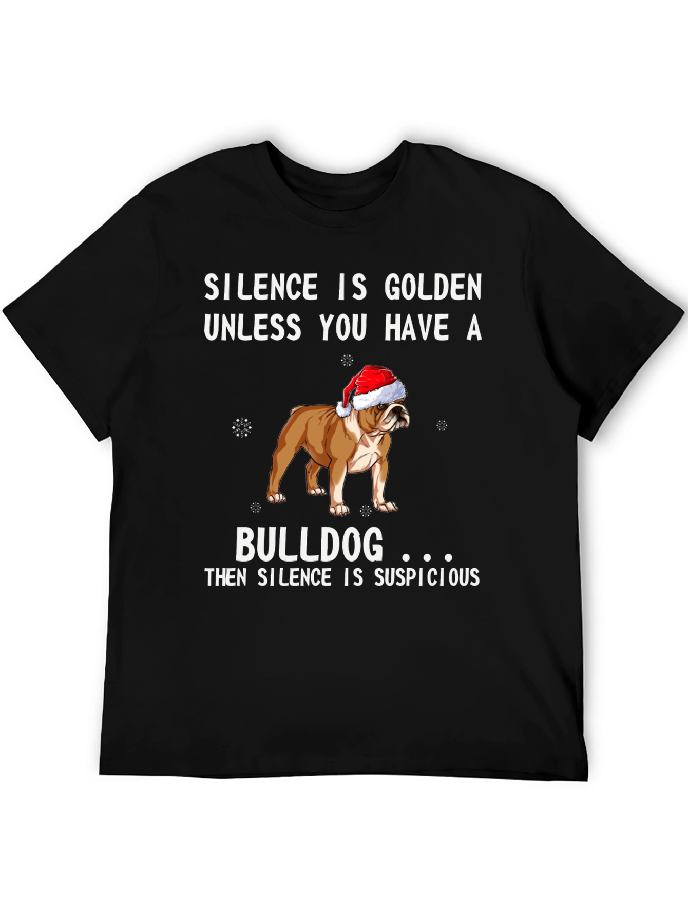 Silence is Golden Bulldog Graphic Tee
