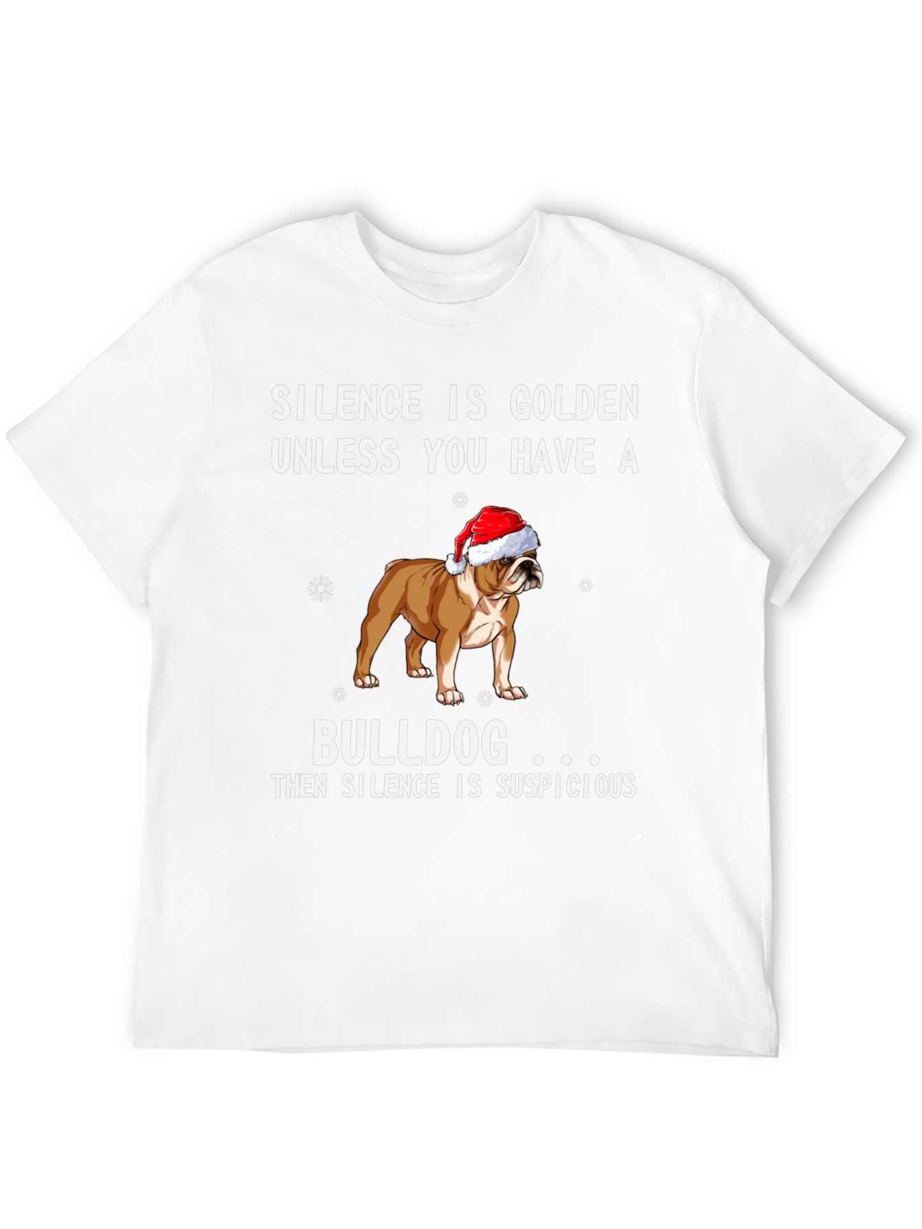 Silence is Golden Bulldog Graphic Tee