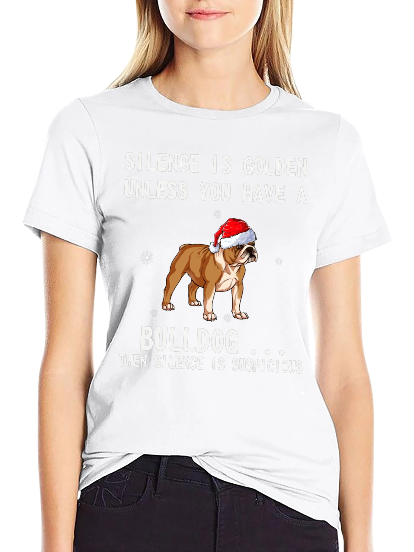 Silence is Golden Bulldog Graphic Tee