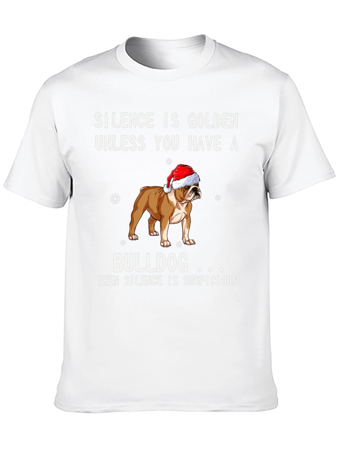 Silence is Golden Bulldog Graphic Tee