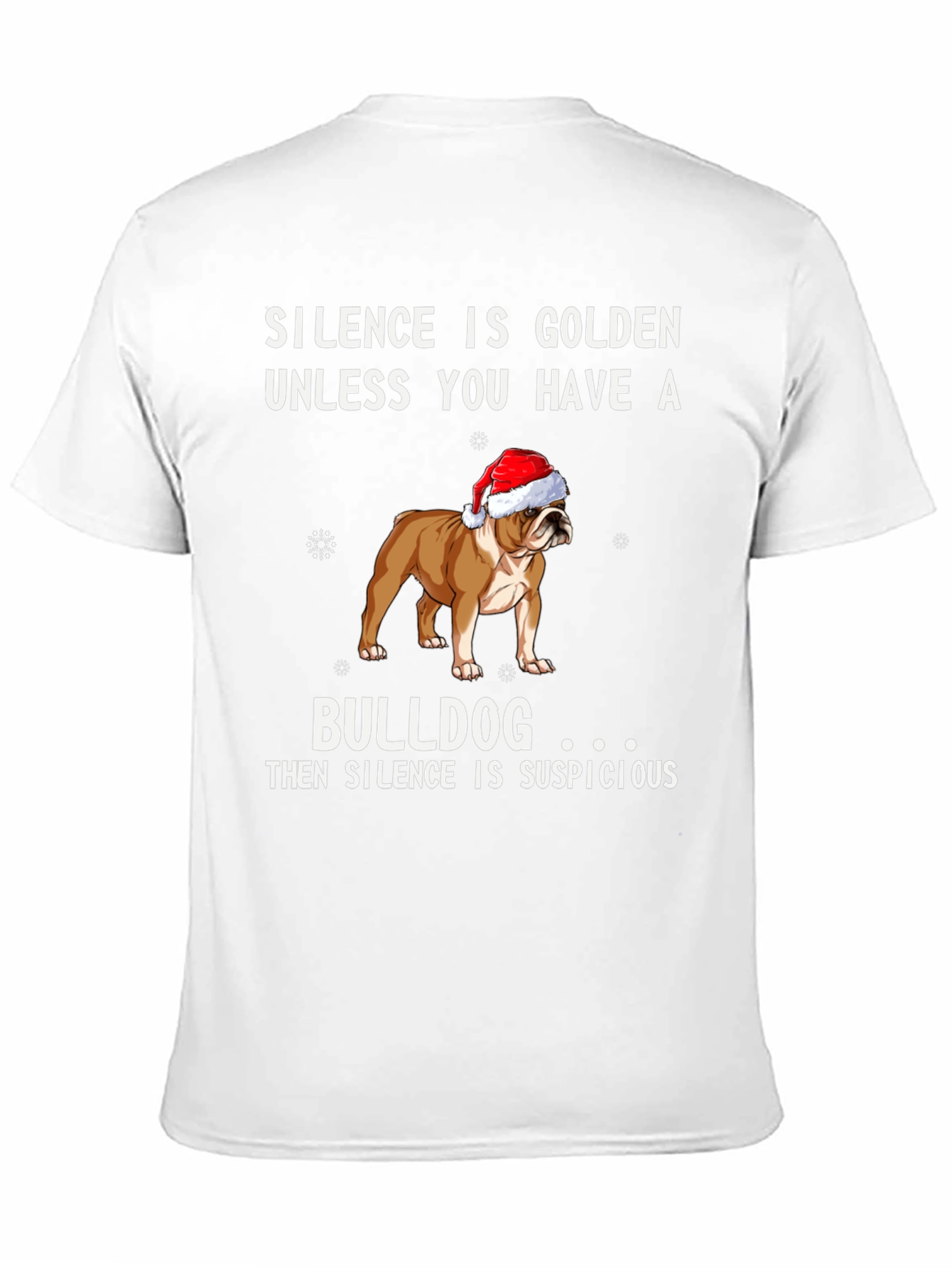 Silence is Golden Bulldog Graphic Tee