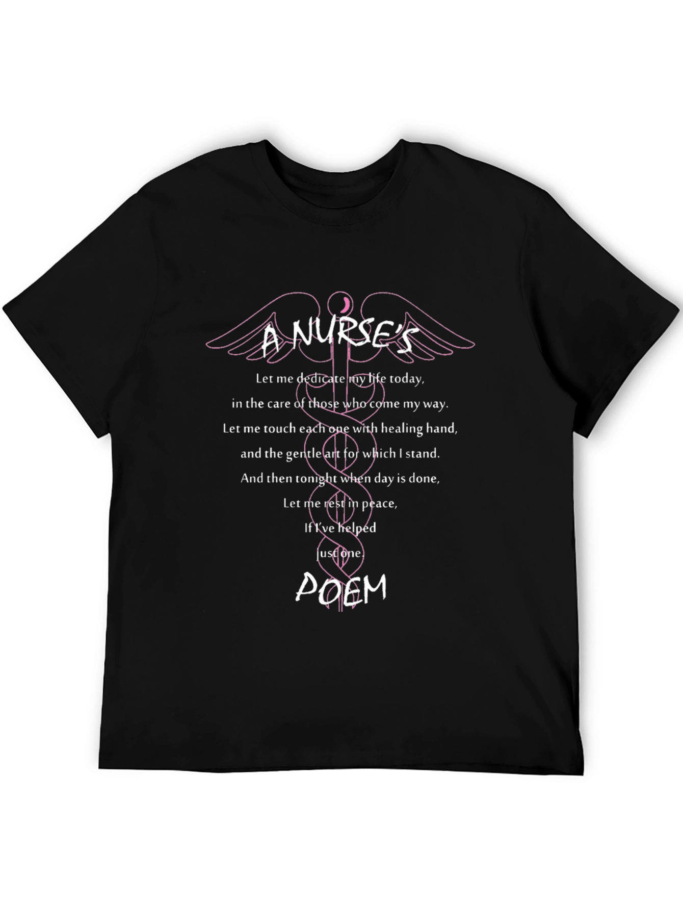 A Nurses Poem Black T-Shirt