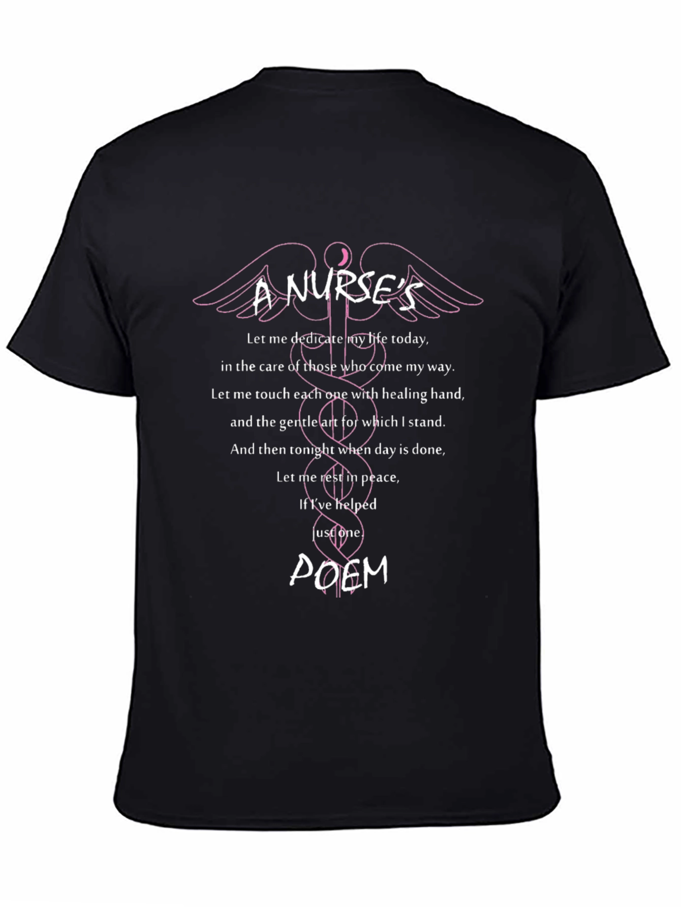 A Nurses Poem Black T-Shirt