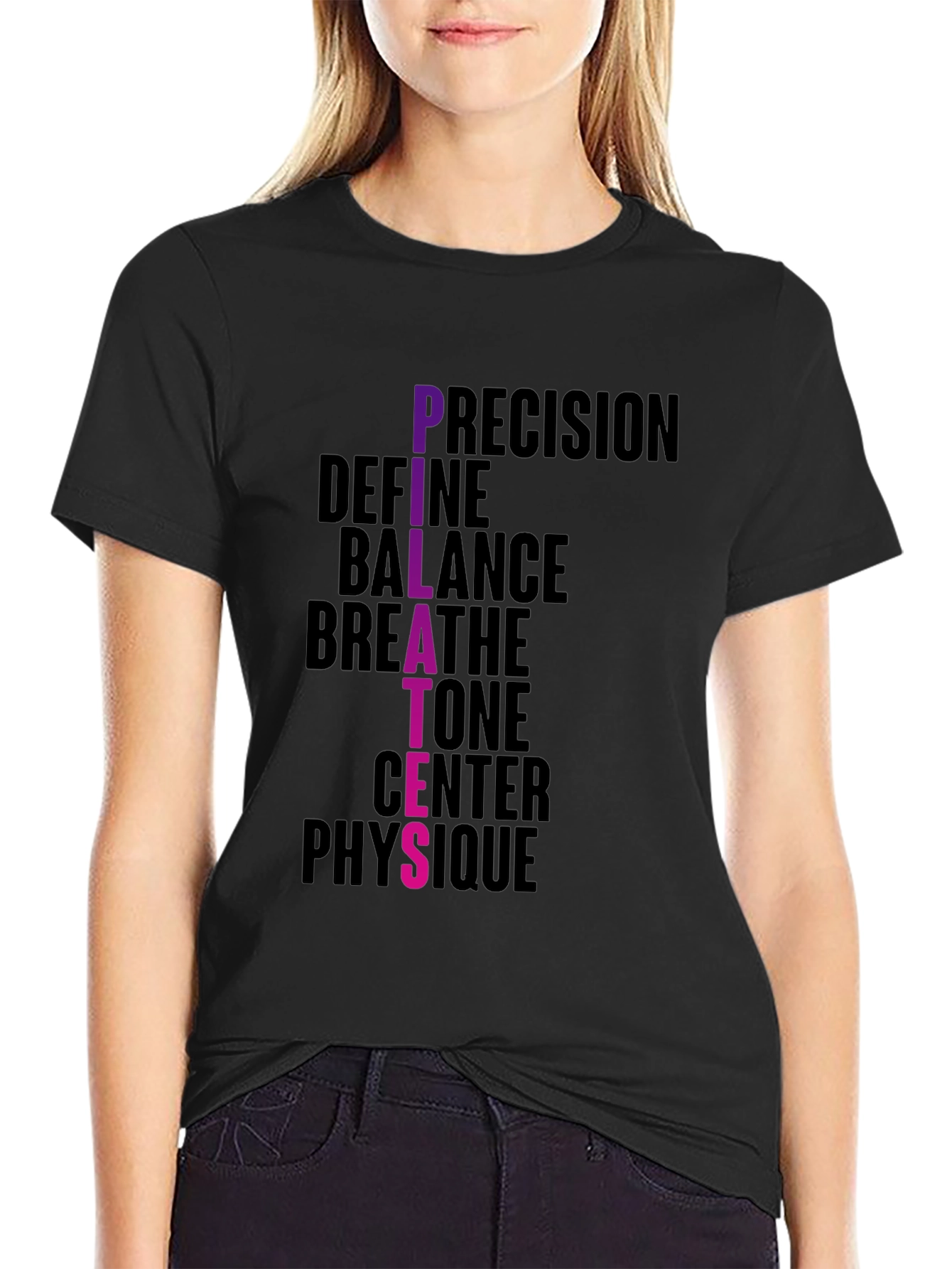 Pilates Definition T-Shirt - Precision Balance Physique