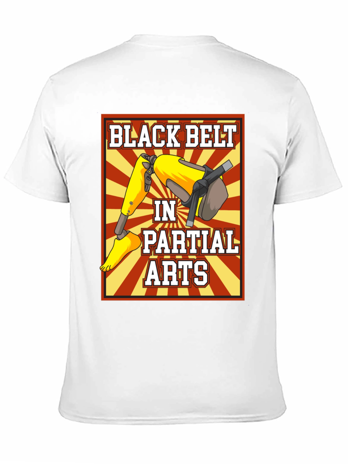 Black Belt in Partial Arts Graphic T-Shirt