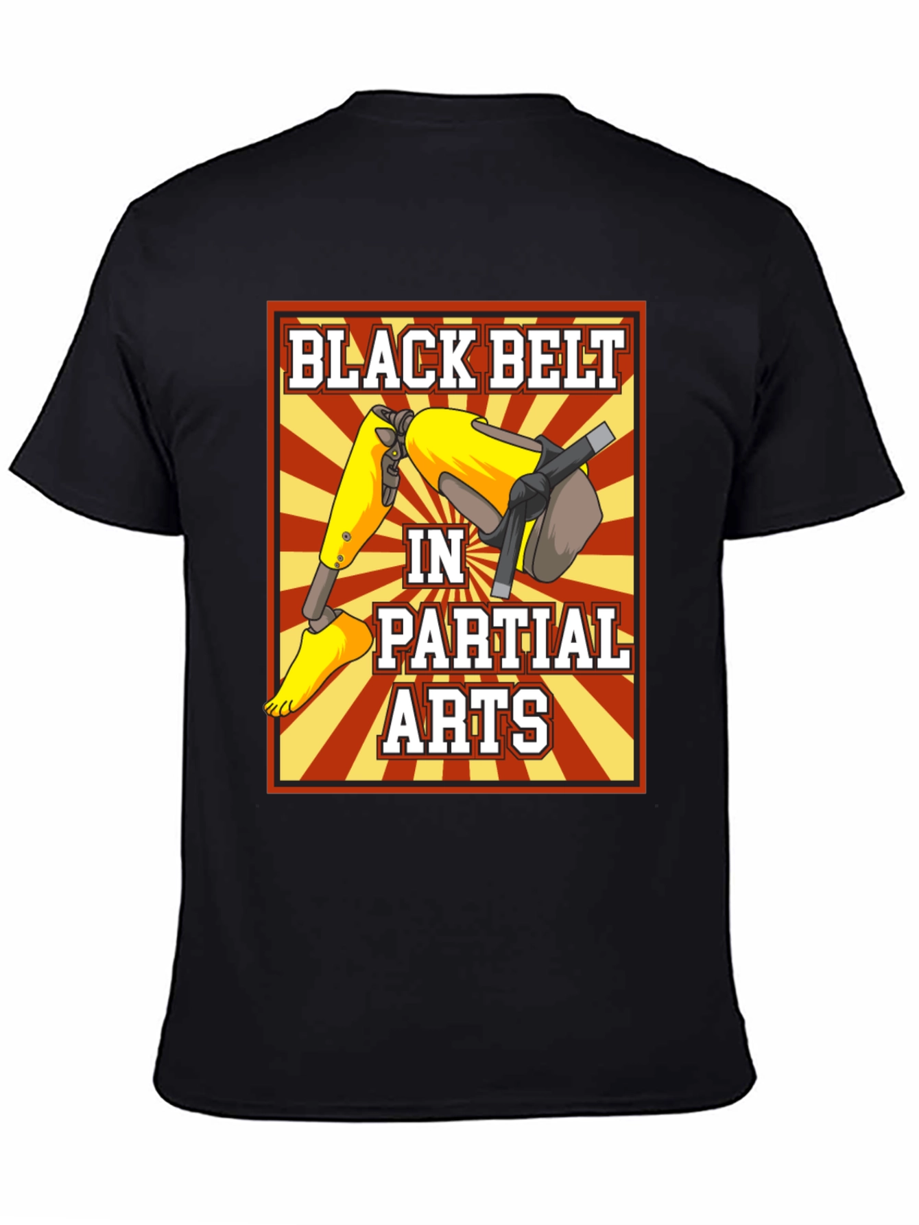Black Belt in Partial Arts Graphic T-Shirt