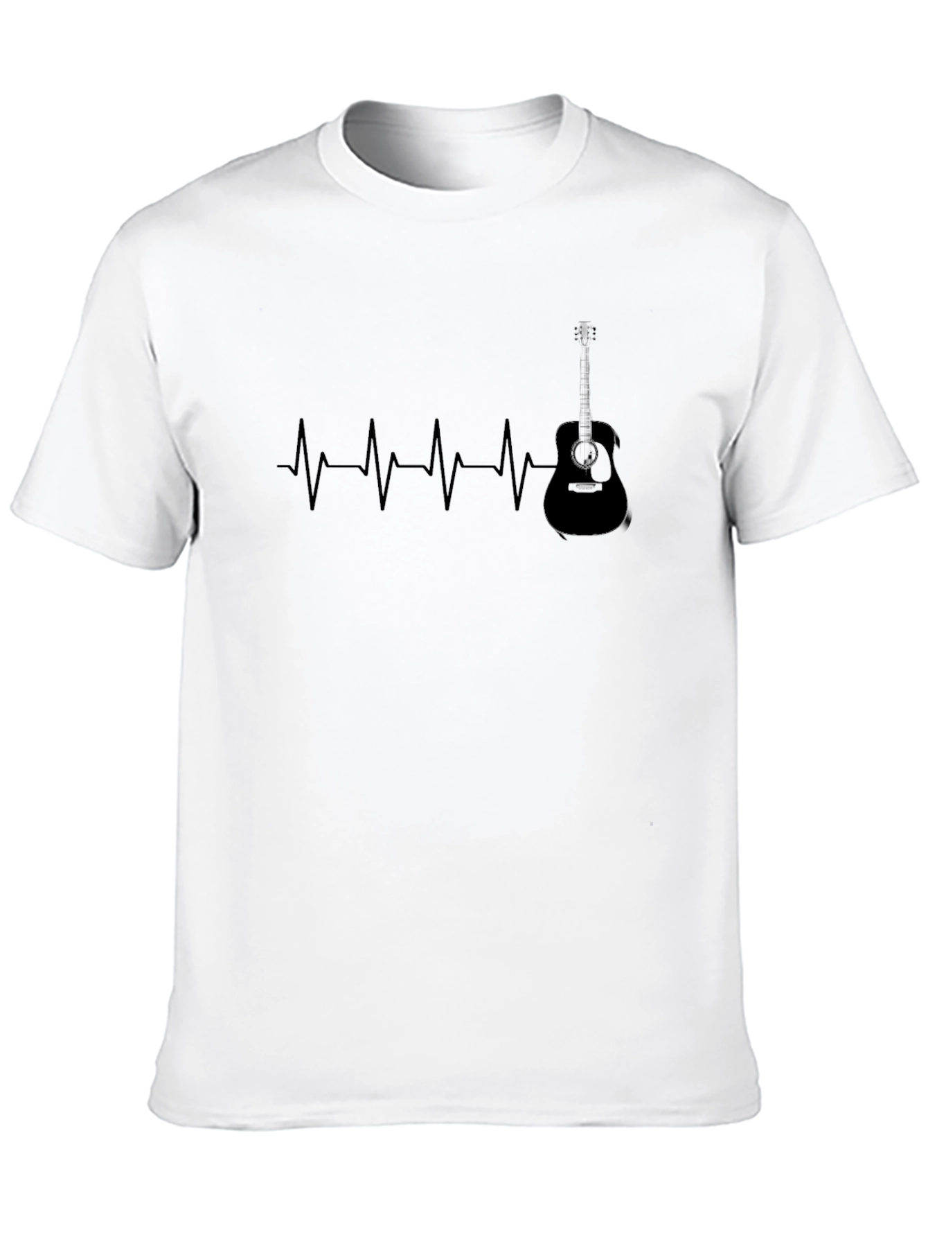 Guitar Heartbeat T-Shirt - Musicians Tee