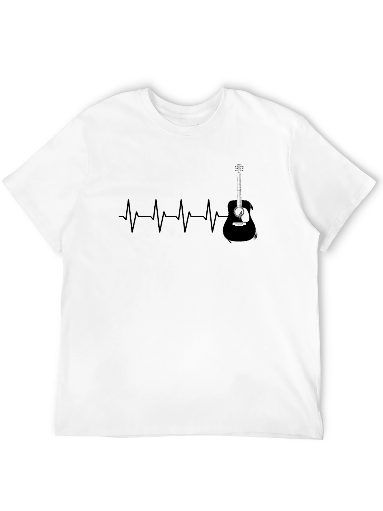 Guitar Heartbeat T-Shirt - Musicians Tee