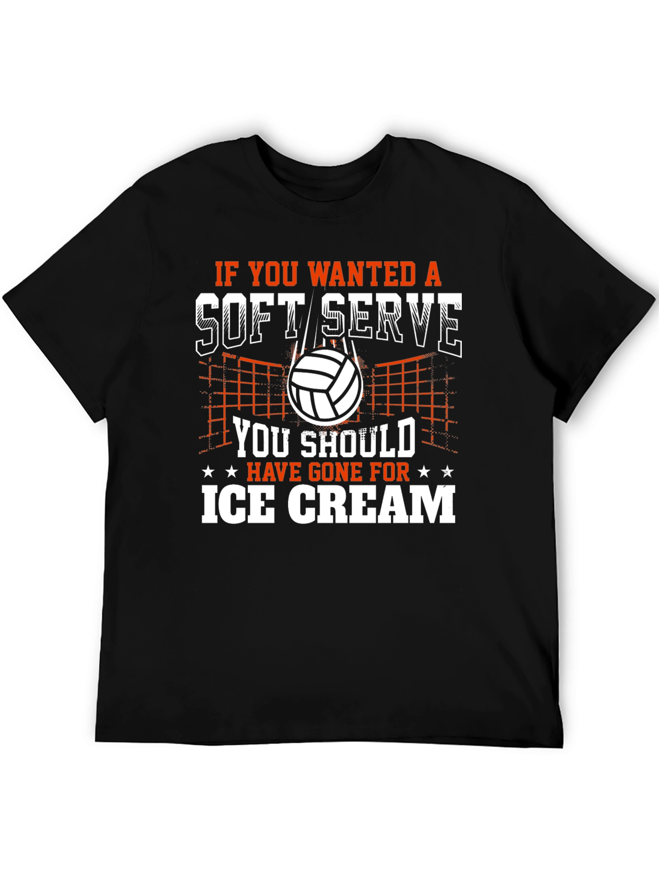 Soft Serve Volleyball Graphic T-Shirt