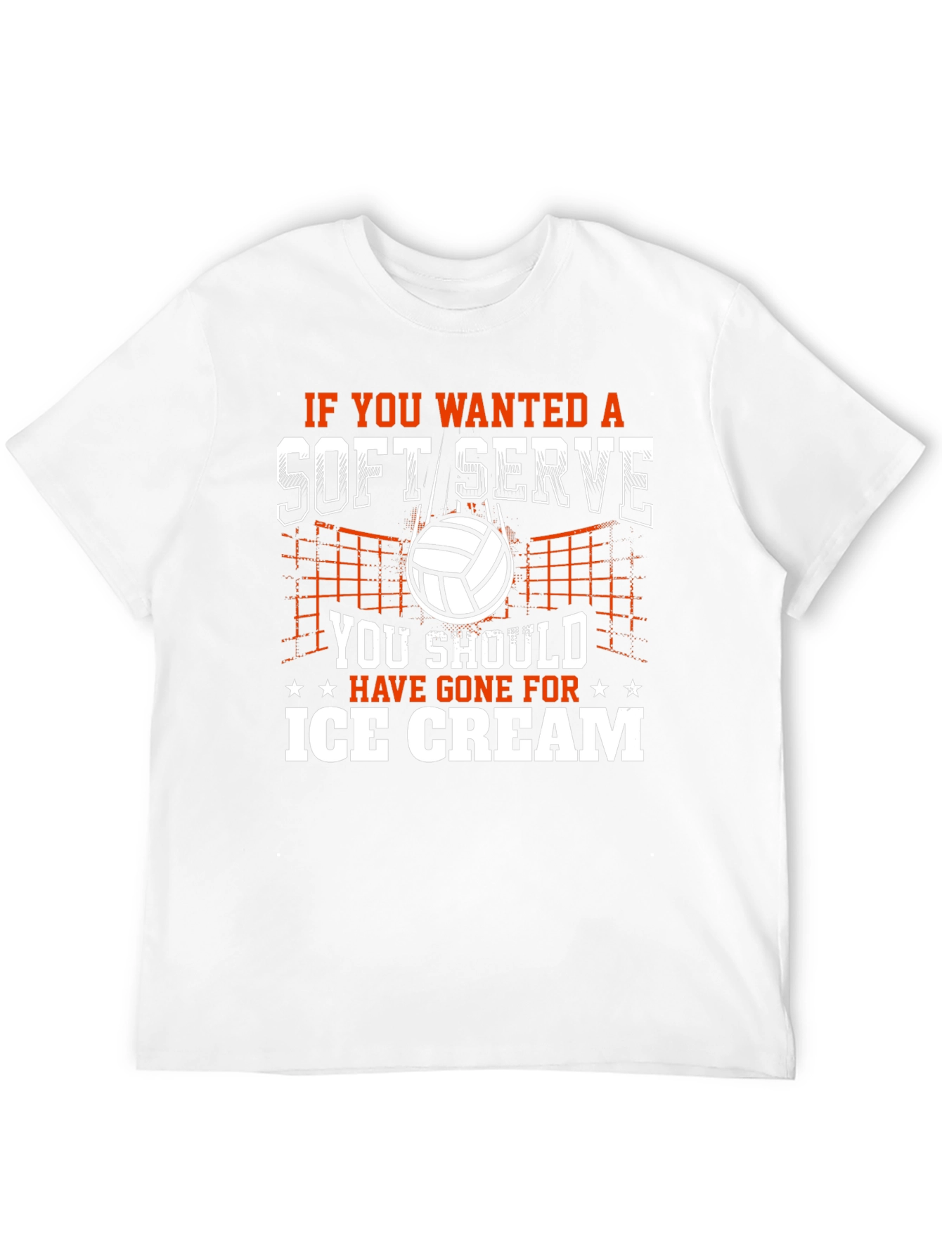 Soft Serve Volleyball Graphic T-Shirt