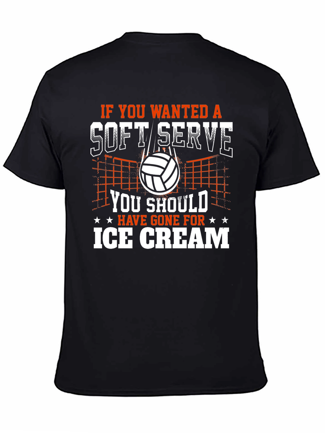 Soft Serve Volleyball Graphic T-Shirt