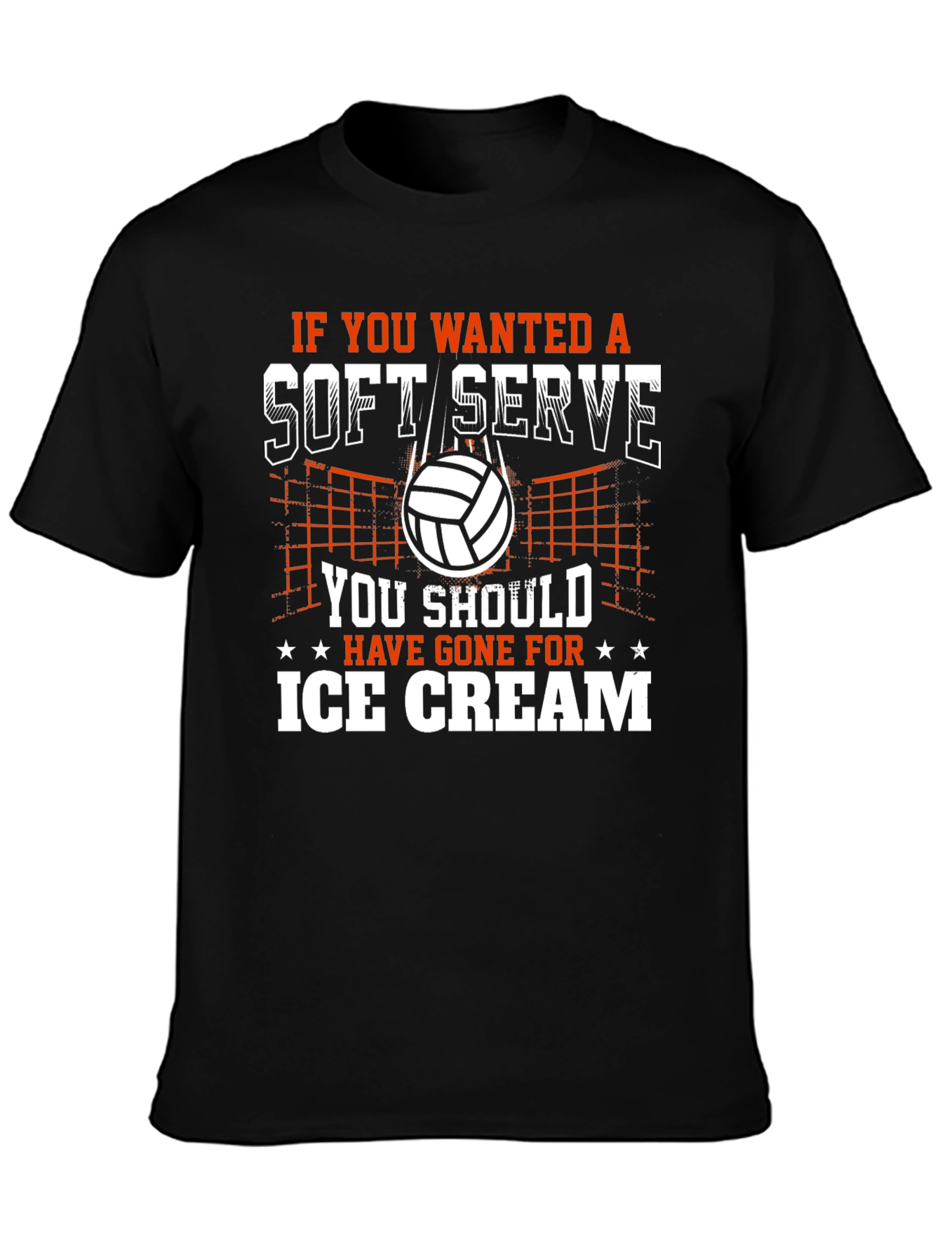 Soft Serve Volleyball Graphic T-Shirt