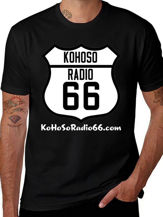 Kohoso Radio 66 T-Shirt - Classic Route 66 Inspired Design
