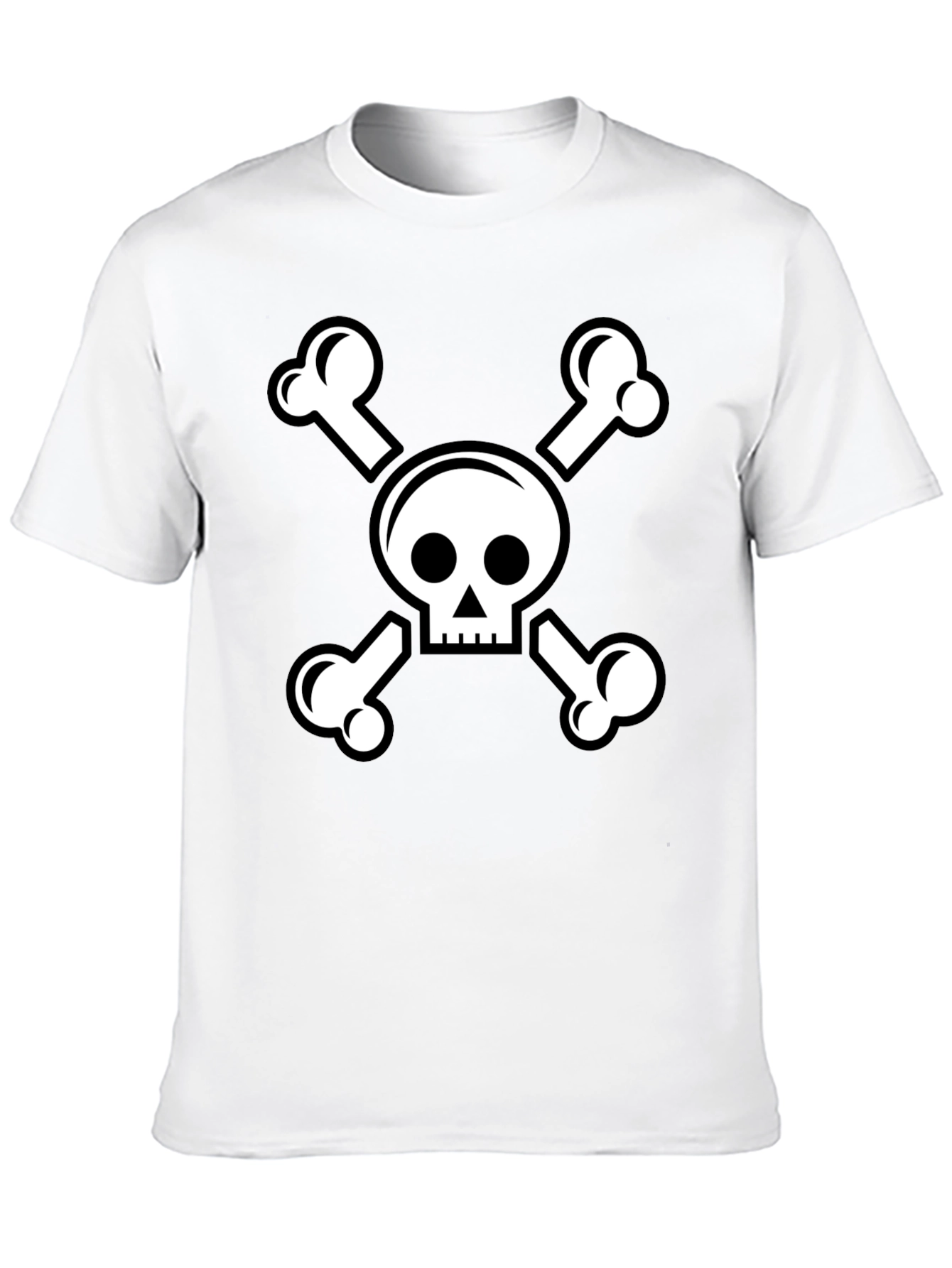 Skull & Crossbones Black Graphic Tee