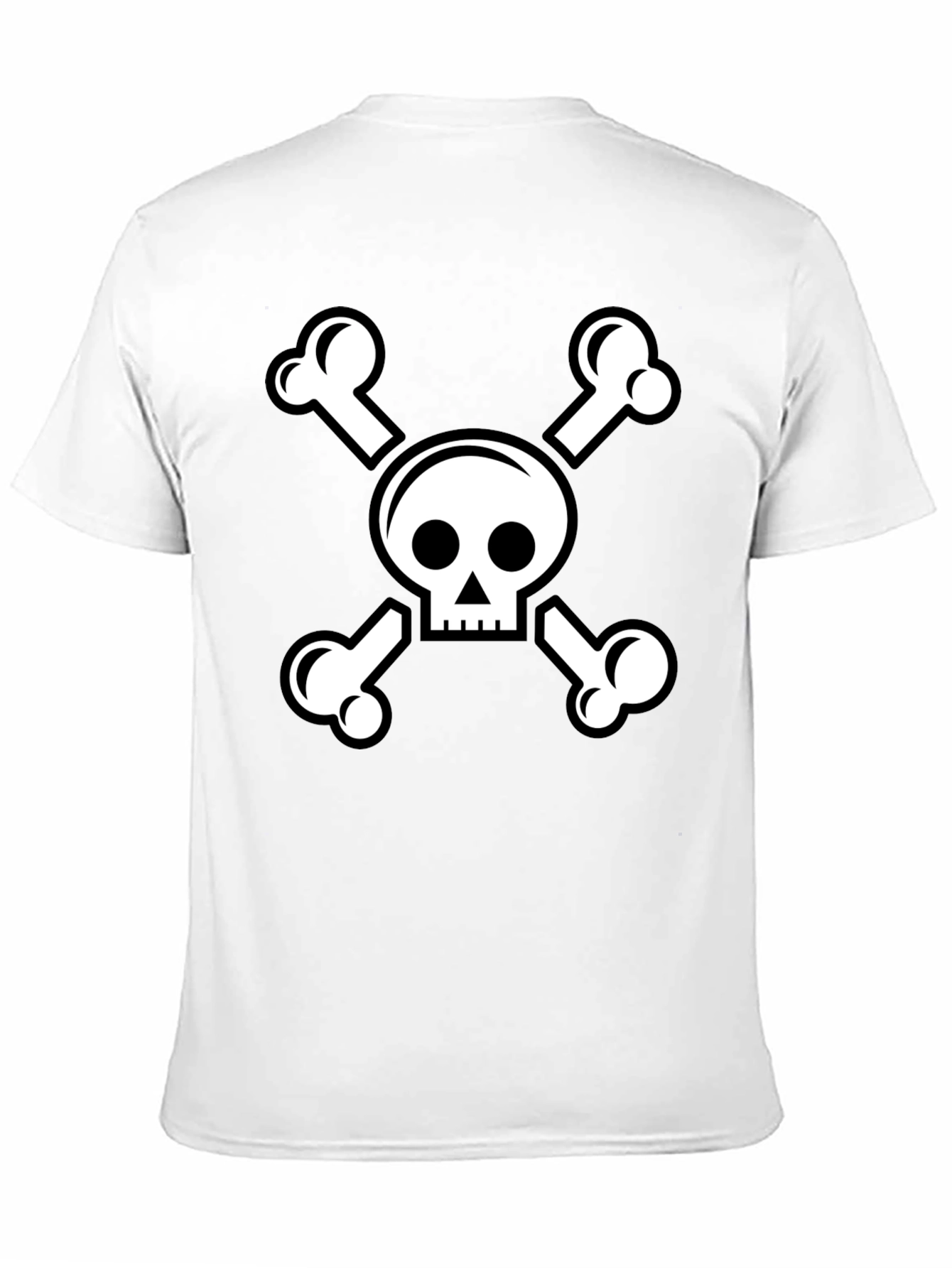 Skull & Crossbones Black Graphic Tee