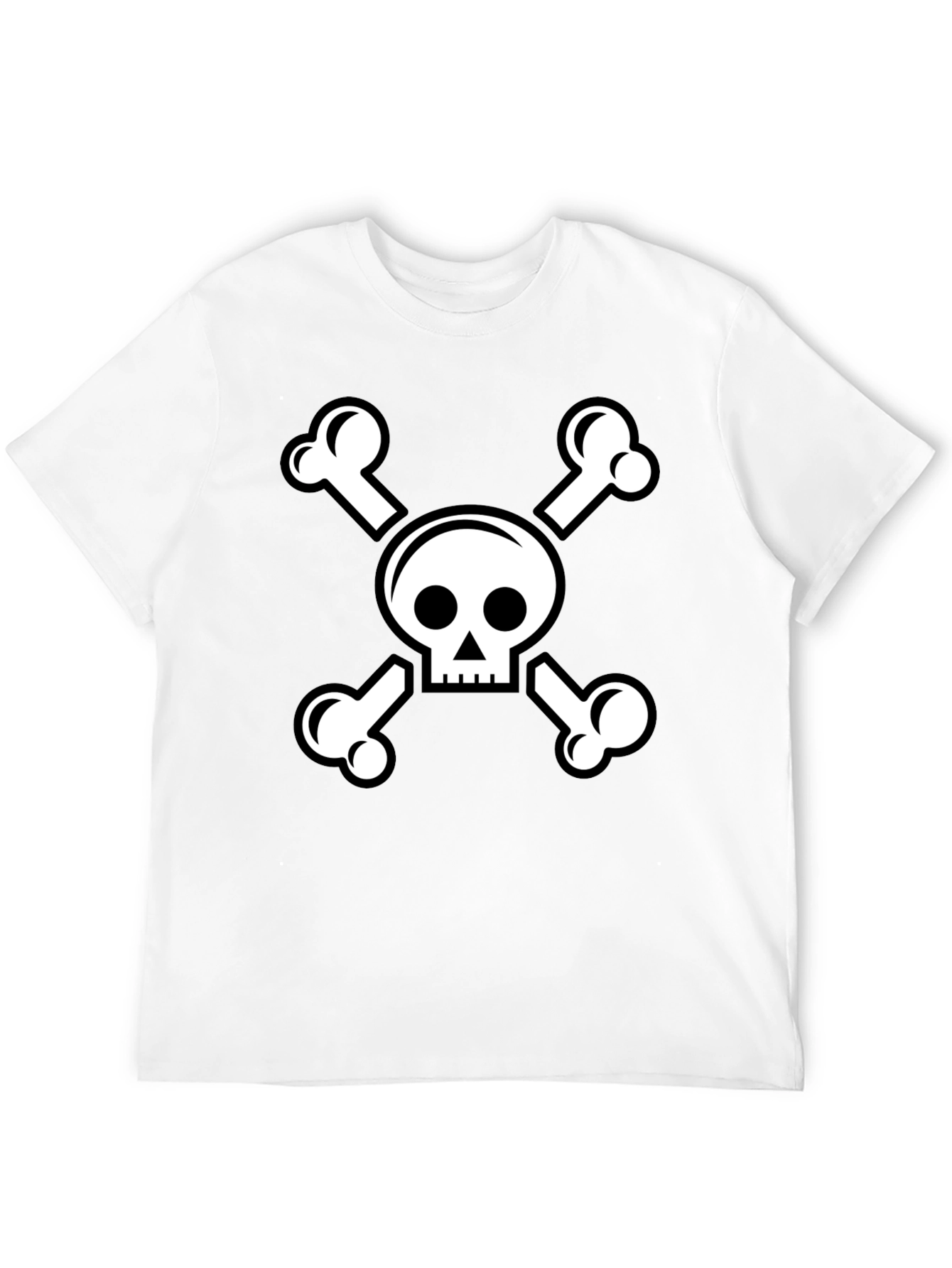 Skull & Crossbones Black Graphic Tee