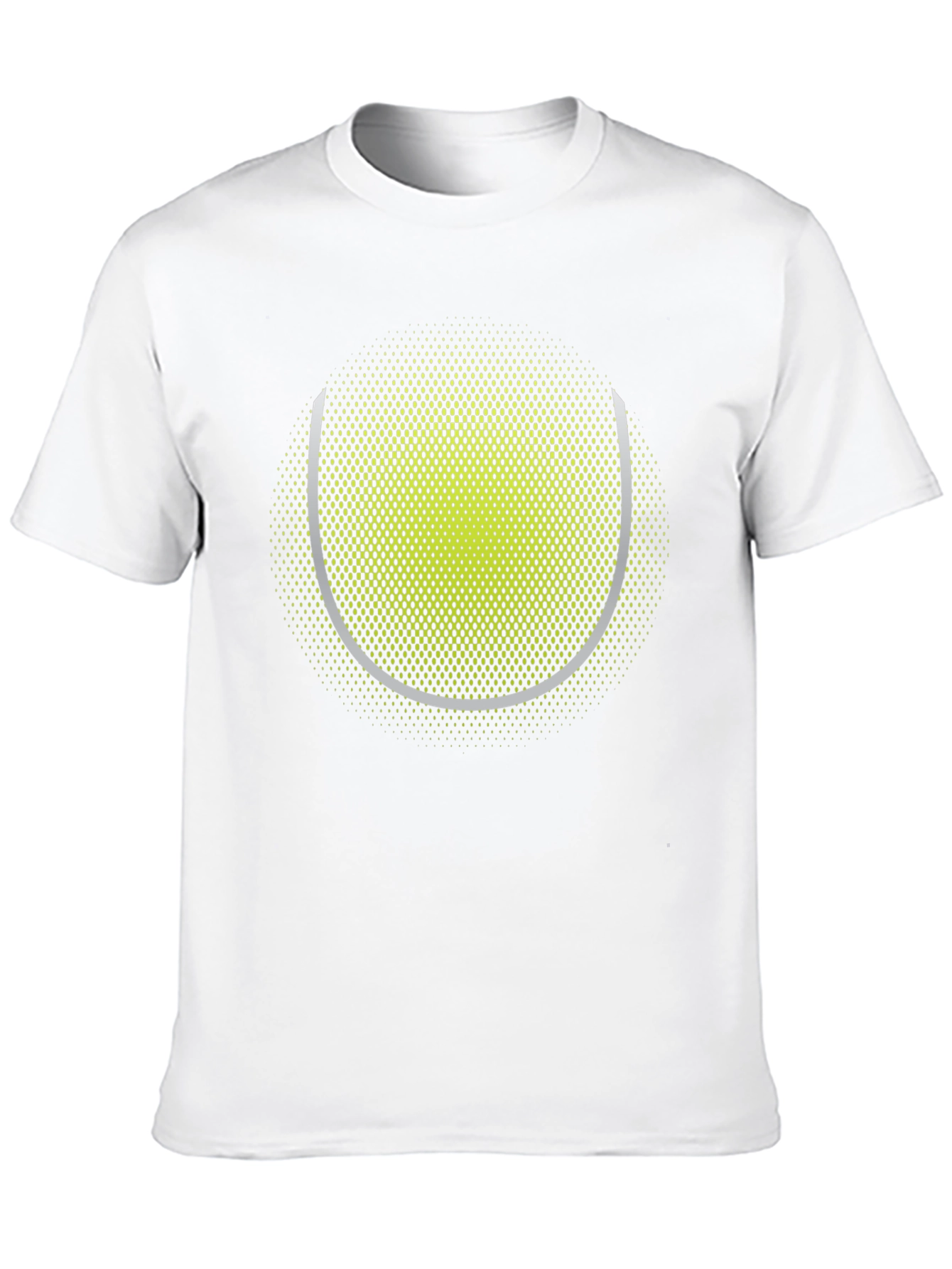 Tennis Ball Graphic Tee - Sporty Black T-Shirt