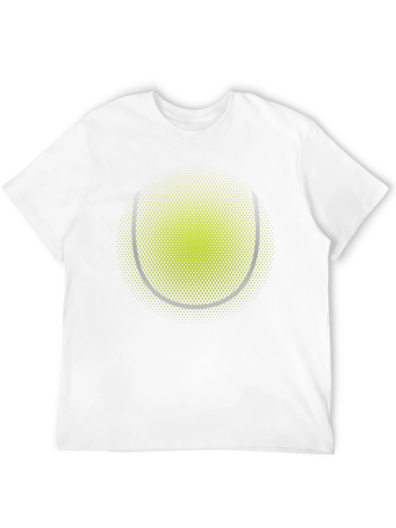 Tennis Ball Graphic Tee - Sporty Black T-Shirt
