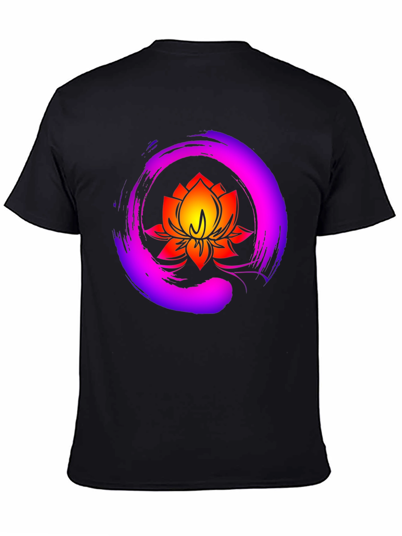Lotus Flower Graphic Tee - Zen Meditation Shirt