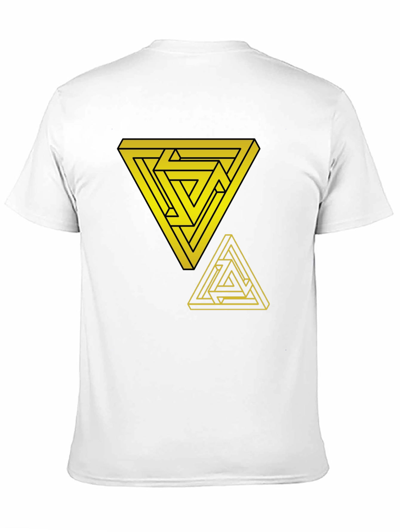 Impossible Triangle Graphic Tee - Mens Black T-Shirt