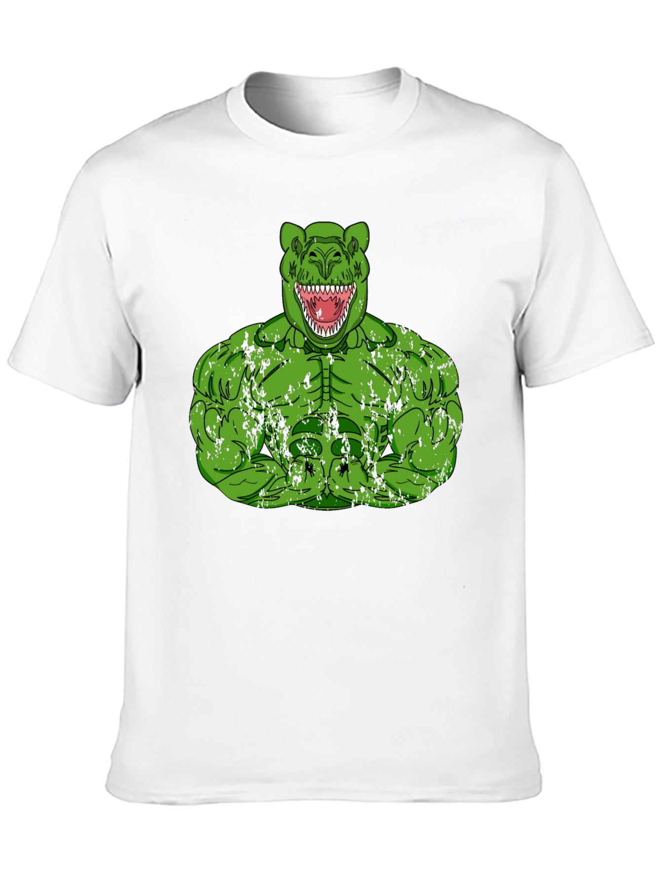 Dino Hulk Graphic T-Shirt - Mens Black Tee