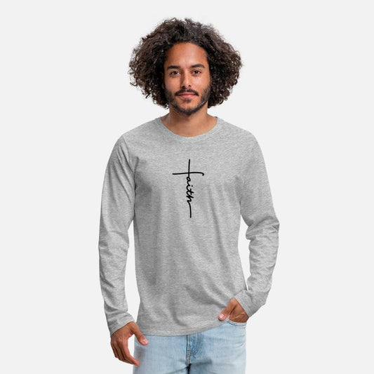 Faith Jesus Christian Vertical Cross Religious