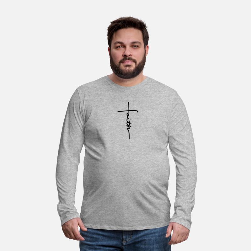 Faith Jesus Christian Vertical Cross Religious