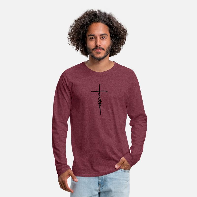 Faith Jesus Christian Vertical Cross Religious