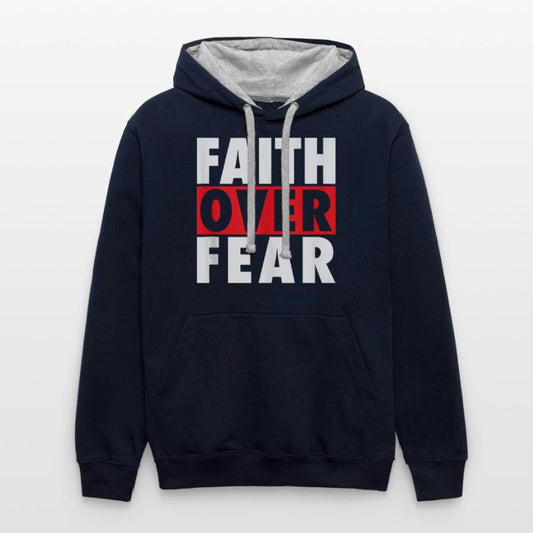Faith Over Fear Inspirational Pro Christian