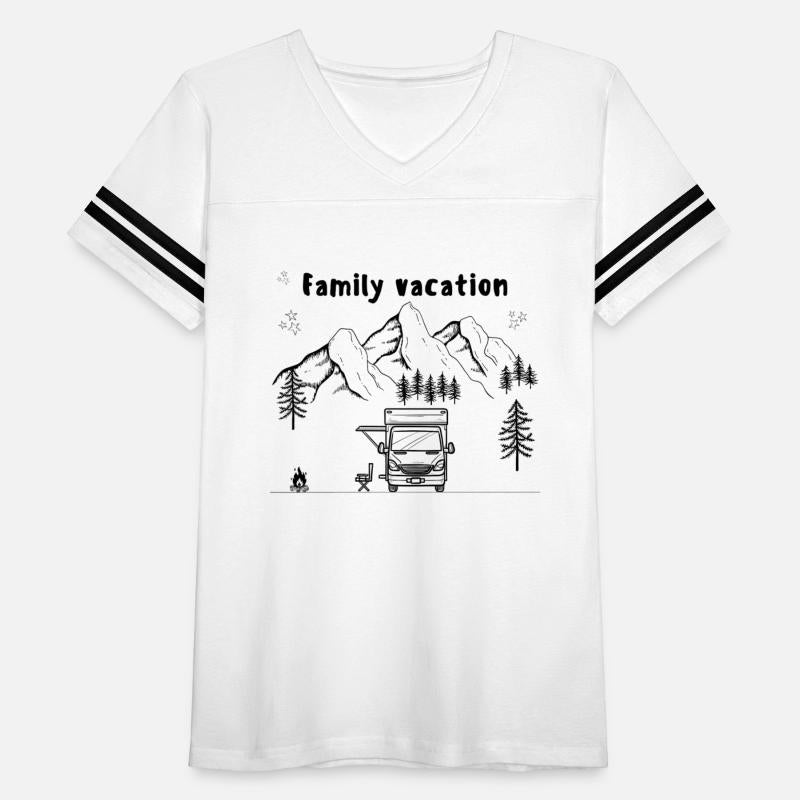 Family Vacation Motorhome Parked Star Mountains