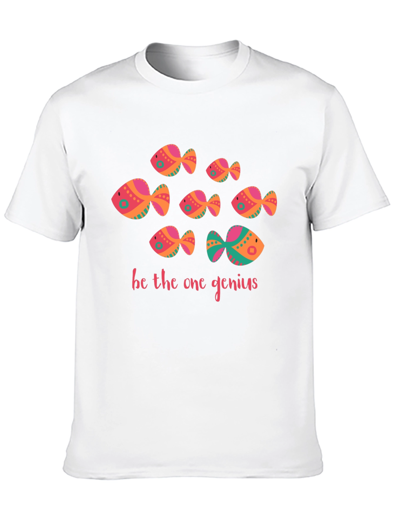 Be The One Genius Fish Graphic Tee - Black