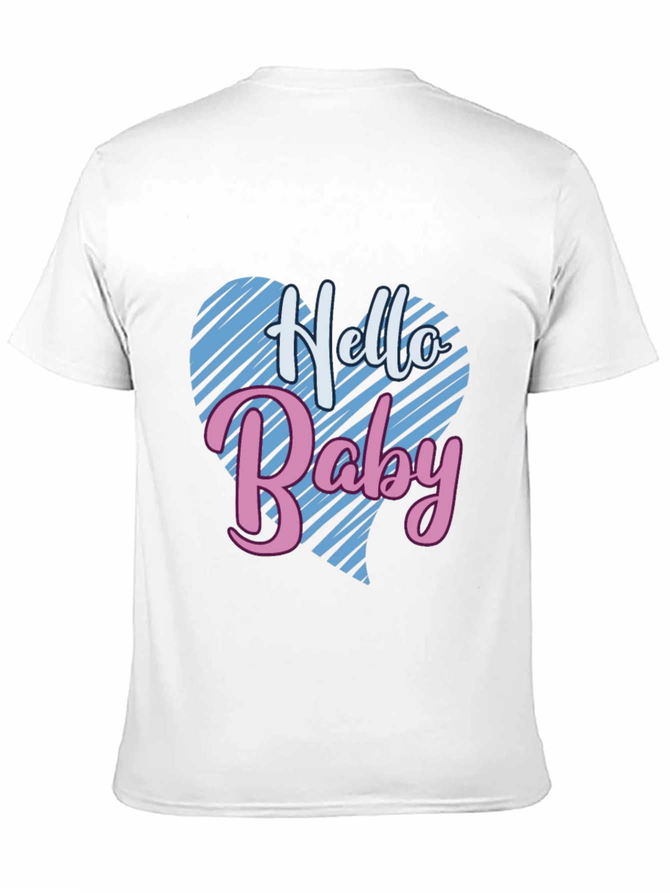 Hello Baby Tee: Gender Reveal Shirt