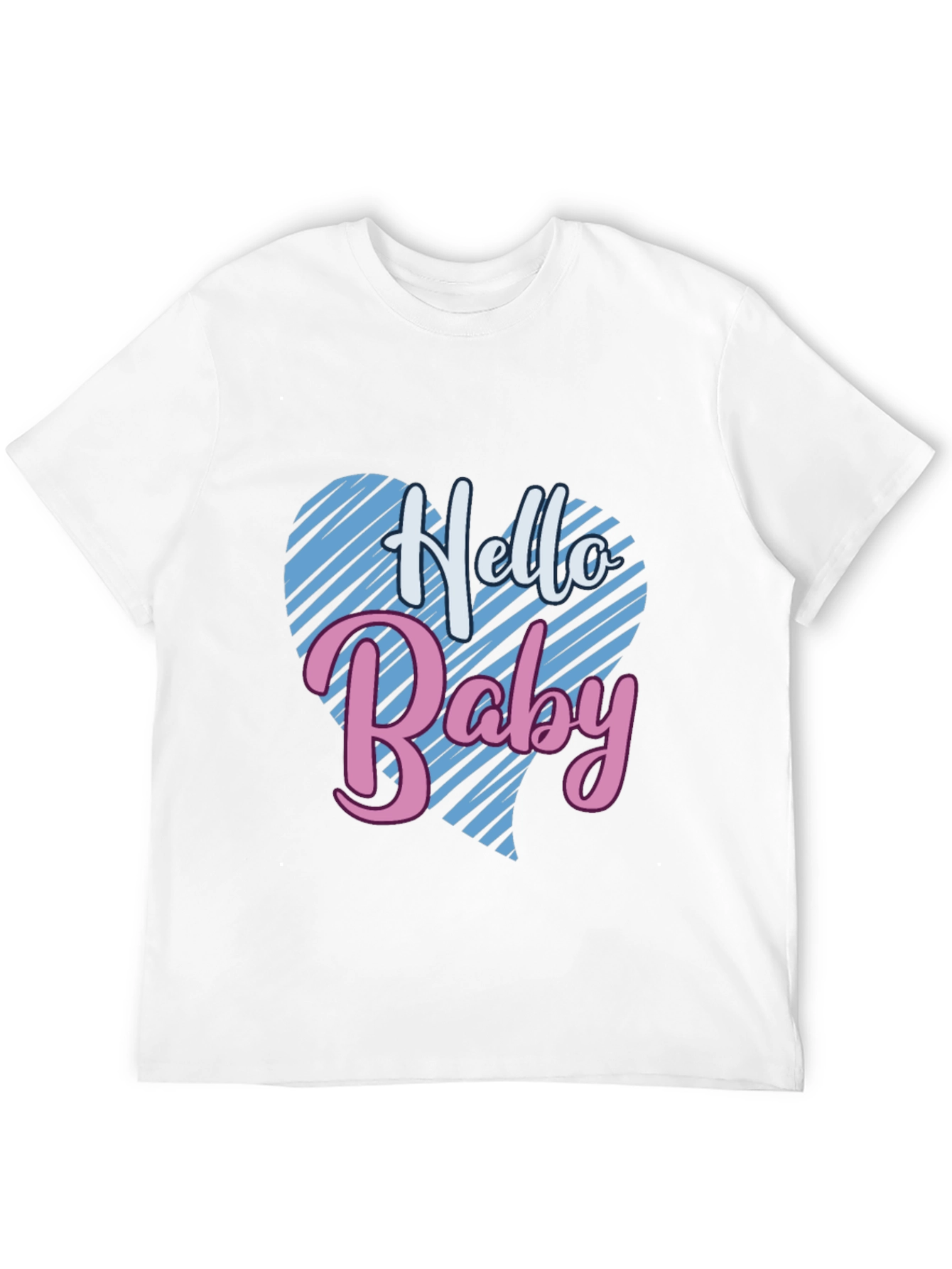 Hello Baby Tee: Gender Reveal Shirt